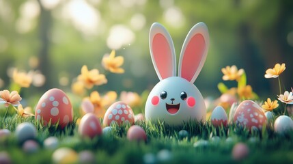 Easter meadow sunshine