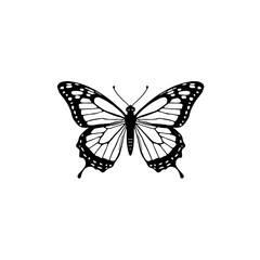 black image with white background