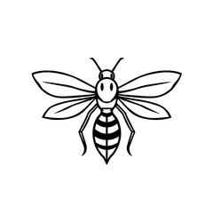 black image with white background