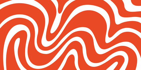 Red abstract background wavy stripes  for backdrop or fabric style