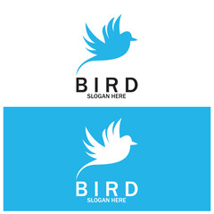 Obraz premium Canary Bird Simple logo design