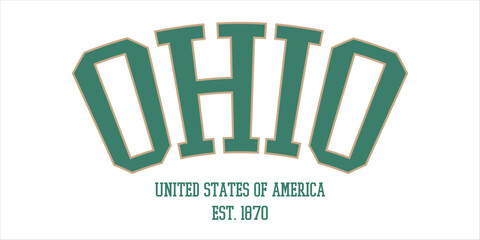 Retro typography university united states state vintage slogan print, 
highlighted grunge texture for graphic t-shirt or sweatshirt hoodie - Vector
