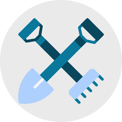 Farming Tools single vector icon illustration