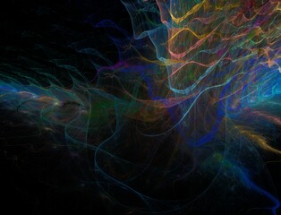Imaginatory fractal abstract background Image