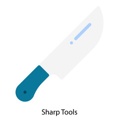 Sharp Tools single vector icon illustration