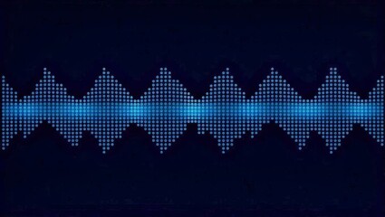 Abstract Sound Wave Visualization

