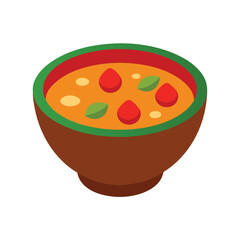 vegetable soup in a bowl