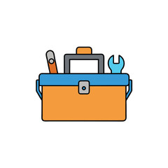vector illustration of a suitcase