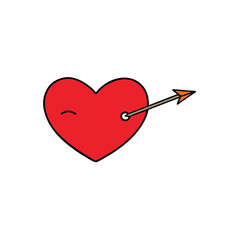 heart and arrow