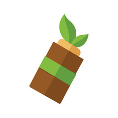 green sprout in a box