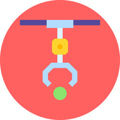 Claw Machine single icon vector illustration