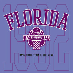 Naklejka premium Retro typography university united states state vintage slogan print, highlighted grunge texture for graphic t-shirt or sweatshirt hoodie - Vector