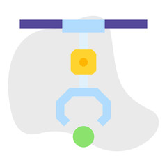 Claw Machine single icon vector illustration