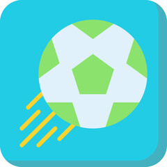 Football single icon vector illustration