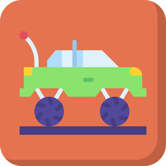 Rc Car single icon vector illustration