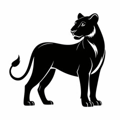 vector illustration of a cartoon giraffe