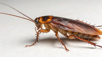 Australian Cockroach on studio background
