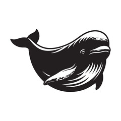 Voices of the Deep: A Graceful Collection of Beluga Whale Vector Silhouettes Celebrating the Elegance, Intelligence, and Arctic Beauty of This Iconic White Marine Mammal