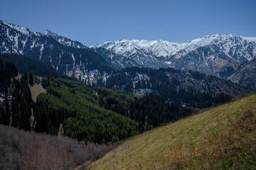 Obraz premium mountain landscape in the alps