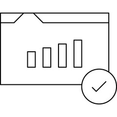 Pagerank Checker icon single vector illustration