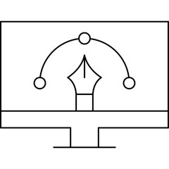 We Design Service icon single vector illustration