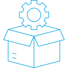 Service Packages icon single vector illustration
