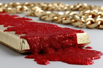 DNA Molecules in Futuristic Motion