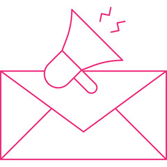 Email Marketing icon single vector illustration