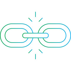 Link Building icon single vector illustration