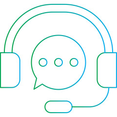 Customer Support icon single vector illustration