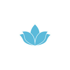 beautiful flower lotus logo and vector template