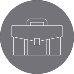 Portfolio icon single vector illustration