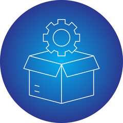 Service Packages icon single vector illustration