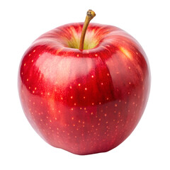 red apple isolated on white