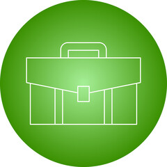 Portfolio icon single vector illustration