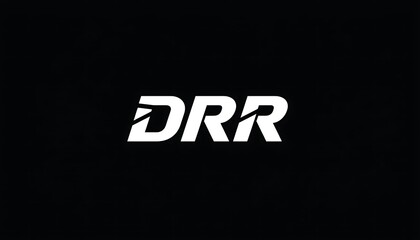 Modern, stylized logo design featuring the letters drr.