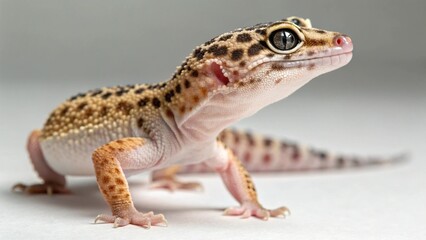 Naklejka premium Australian Gecko on studio background 