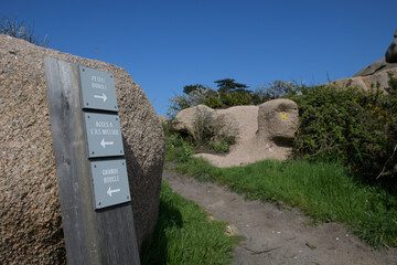 Joli paysage de mer à Trébeurden en Bretagne