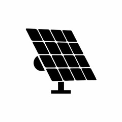creative details solar panel icon vector illustration	