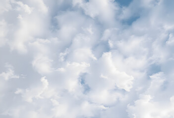 Fototapeta premium plane flying through a cloudy blue sky