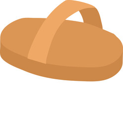 Bath Shower brushes hygge Tools Flat vector illustration