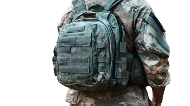 Military Backpack Tactical Gear Camouflage Uniform Soldier Equipment Combat Ready Army Sup