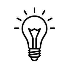 Icon of a Light Bulb	
