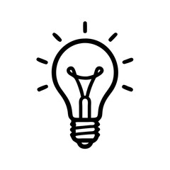 Icon of a Light Bulb	
