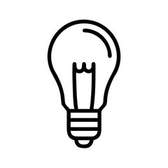 Icon of a Light Bulb	
