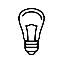Obraz premium Icon of a Light Bulb 