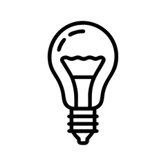 Icon of a Light Bulb	
