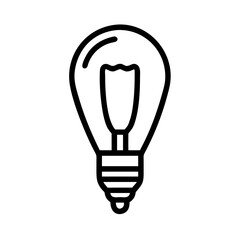 Icon of a Light Bulb	
