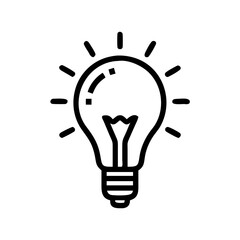 Icon of a Light Bulb	
