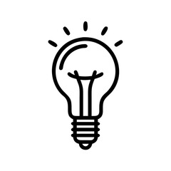 Icon of a Light Bulb	
